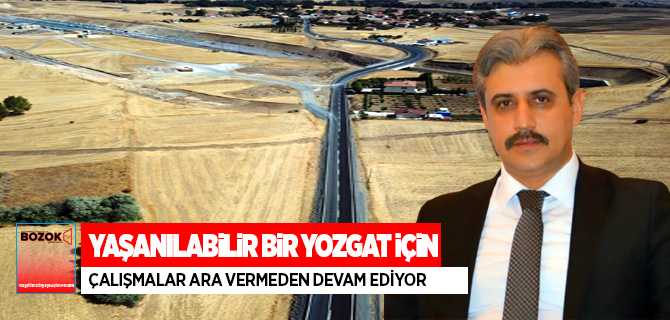 Yozgat Belediyesi çalışmara devam ediyor