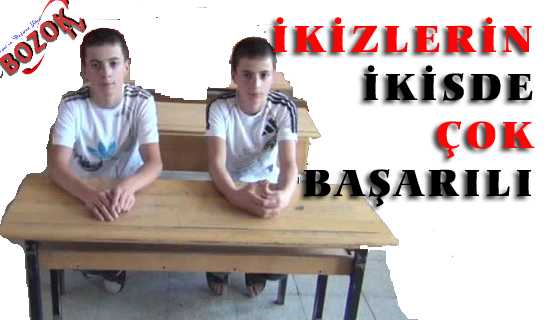İKİZLERİN İKİSİ DE ÇOK BAŞARILI