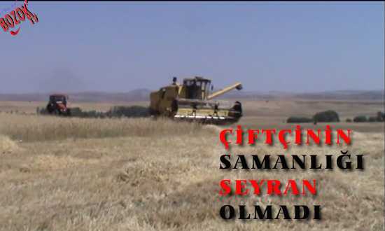 ÇİFTÇİNİN SAMANLIÐI SEYRAN OLMADI