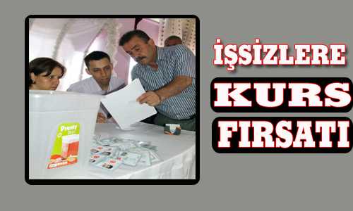İŞSİZLERE İŞ FIRSATI