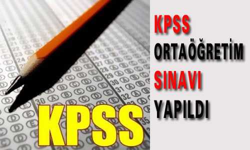 KPSS SINAVI BİTTİ