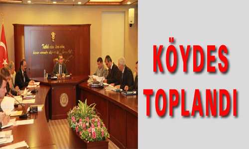 KÖYDES TOPLANDI
