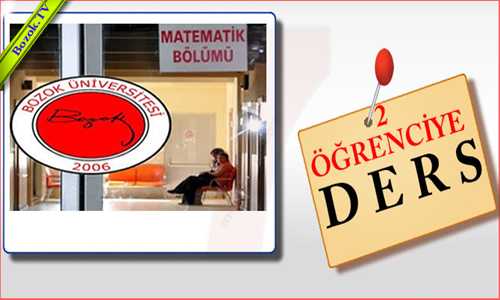 2 ÖÐRENCİYE DERS