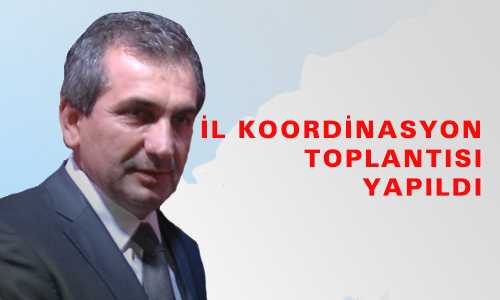3. İL KOORDİNASYON TOPLANTISI YAPILDI