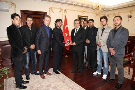 ALPERENLER VALİ YAZICIYI ZİYARET ETTİ