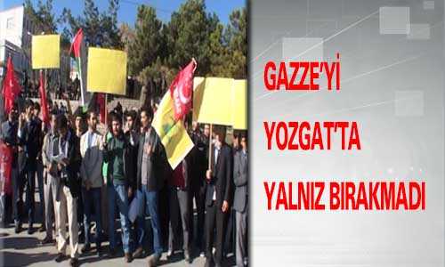 İSRAİL’İN FİLİSTİN’E SALDIRISI PROTESTO EDİLDİ