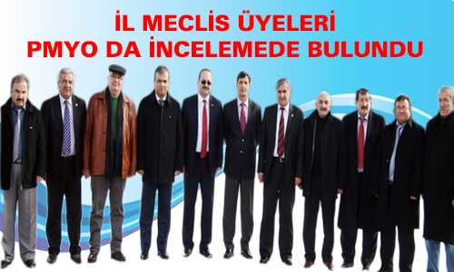 PMYO EK BİNADA İNCELEMEDE BULUNDULAR