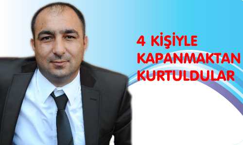 KAPANMAKTAN 4 KİŞİYLE KURTULDU