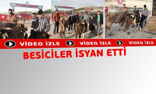 BESİCİLER ET BALIK KURUMUNDA EYLEM YAPTI