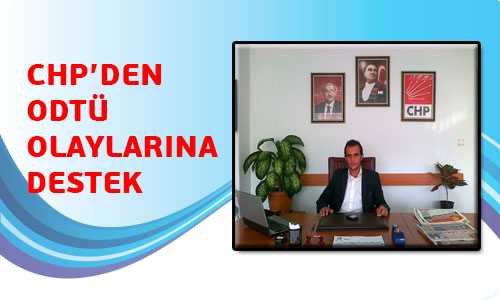 ODTÜ OLAYLARINA DESTEK VERDİLER