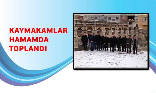 VALİ VE KAYMAKAMLAR SARIKAYA’DA BULUŞTU