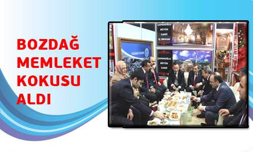 BEKİR BOZDAÐ EMİT FUARINI GEZDİ