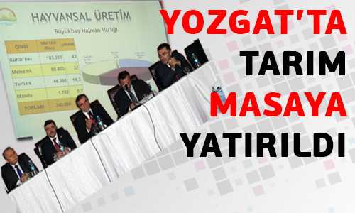 GIDA TARIM VE HAYVANCILIK DEÐERLENDİRME TOPLANTISI