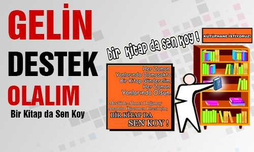 BİR KİTAP DA SEN KOY