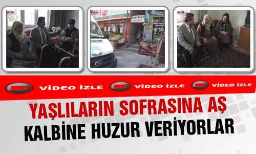 SOFRALARINDA AŞ, KALPLERİNDE HUZUR