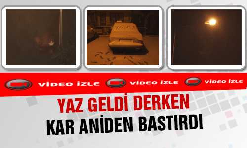 YOZGAT’TA KAR YENİDEN GELDİ