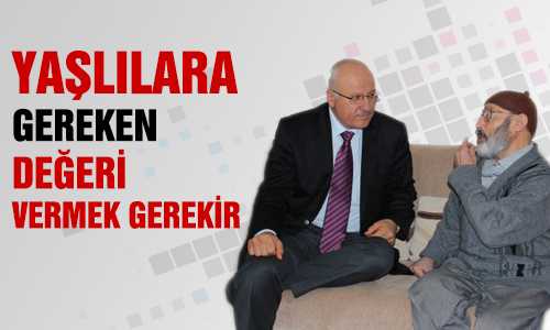 ERBİL YAŞLILARI ZİYARET ETTİ