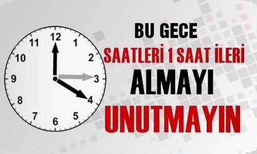 YAZ SAATİ UYGULAMASI