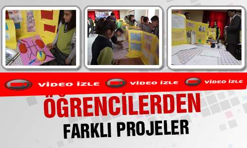 ÖÐRENCİLER PROJELERİNİ SERGİLEDİ