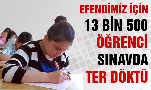 HERHES O’NU (S.A.V) OKUSUN SINAVI YAPILDI