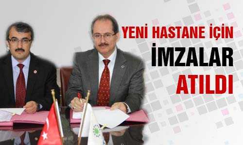 YENİ ARAŞTIRMA HASTANESİ İÇİN TOK İLE İMZALAR ATILDI