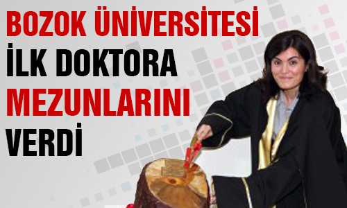 BOZOK ÜNİVERSİTEİNDE İLK DOKTORA HEYECANI