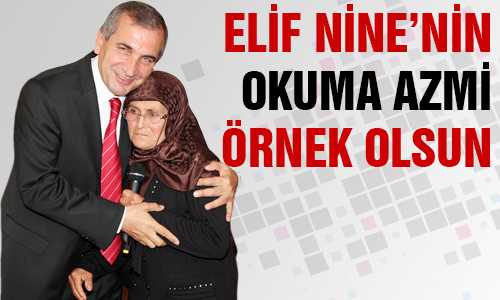ELİF NİNE YILMADI KURANI KERİM ÖÐRENDİ