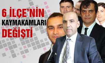 YOZGAT İLÇE KAYMAKAMLARININ GÖREV YERLERİ DEÐİŞTİ