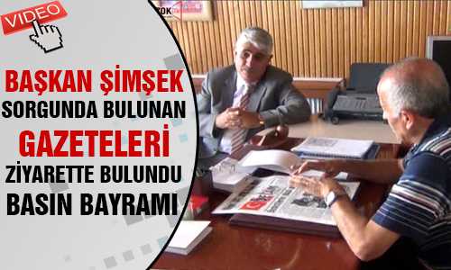 SORGUN BELEDİYE BAŞKANI ŞİMŞEK BASIN BAYRAMLARINI KUTLADI