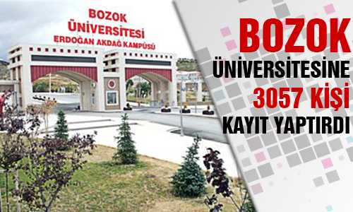 BÜ’DE KAYITLAR YÜZDE 95 DOLDU