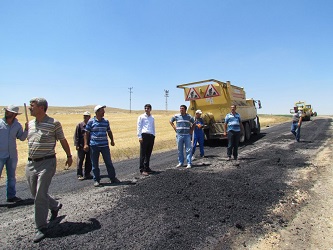 KAYMAKAM BOZUK YOLLARI İNCELEDİ