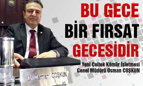 OSMAN COŞKUN’UN KADİR GECESİ MESAJI