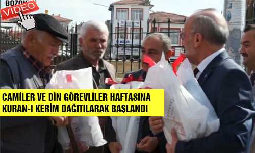 1-7 EKİM CAMİLER VE DİN GÖREVLİLERİ HAFTASI