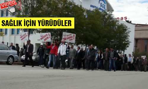 YOZGAT OBEZİTEYE KARŞI YÜRÜDÜ