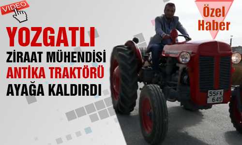 1950 MODEL TRAKTÖRÜ SIFIR TRAKTÖR YAPTI
