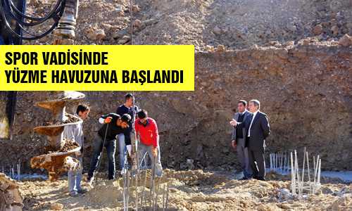 VADİDE ÇALIŞMALAR HIZLA DEVAM EDİYOR