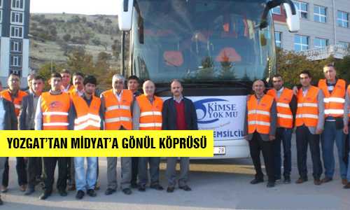 YOZGAT’TAN MİDYAT’LI 300 AİLEYE YARDIM ELİ UZANDI