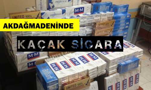 5 BİN PAKET SİGARA ELE GEÇİRİLDİ
