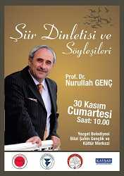 SEVDA SOKAÐI ŞİİR DİNLETİSİ DAVET