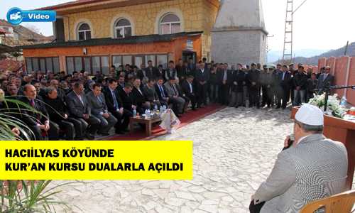 DEVLET MİLLET İŞBİRLİÐİ İLE KURAN KURSU YAPILDI