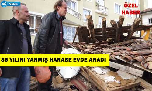 YANAN EVİNİN ENKAZINDA HATIRALARINI ARADI