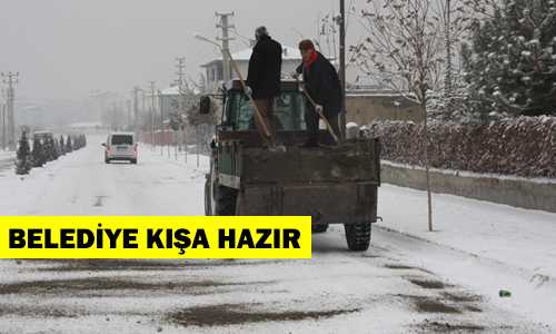 KIŞ İÇİN 2 BİN 500 TON TUZ VE KUM HAZIR