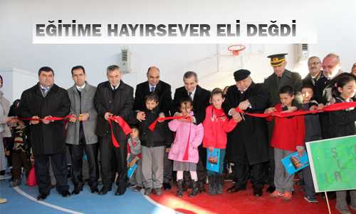 KÖY OKULUNA KAPALI SPOR SALONU