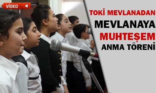 HZ. MEVLANA ŞİİRLERLE ANILDI