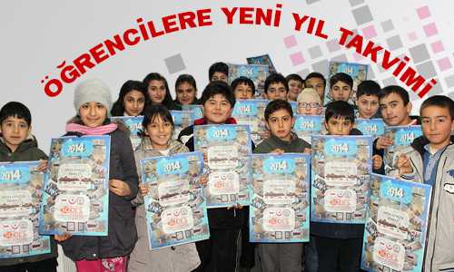 GÜN IŞIÐI DERNEÐİ ÖÐRENCİLERİNE YENİ YIL TAKVİMİ