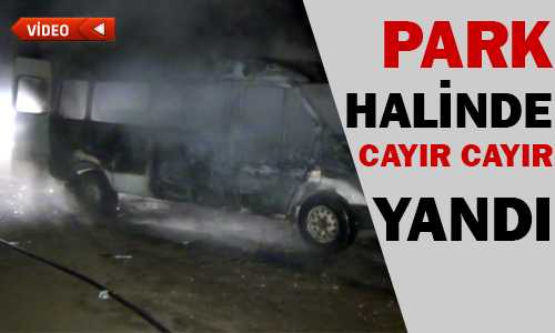 PARK HALİNDE YANDI 