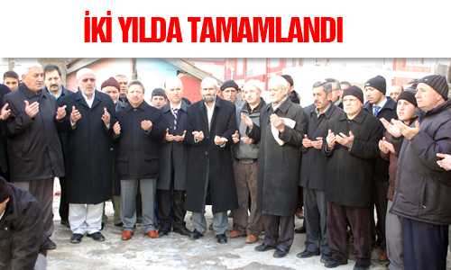YENİ DAMAT HOCAZADE CAMİİ DUALARLA AÇILDI