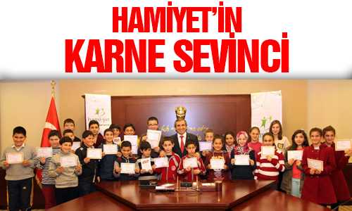 TAKDİR BELGESİYLE VALİ AMCALARINA GELDİLER