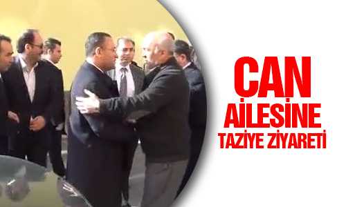 BOZDAÐ CAN AİLESİNE TAZİYEDE BULUNDU