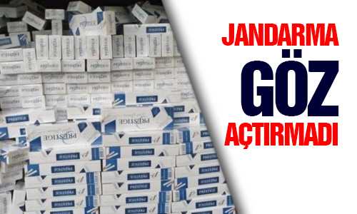 500 PAKET SİGARA ELE GEÇİRİLDİ